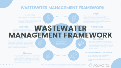 Wastewater management framework