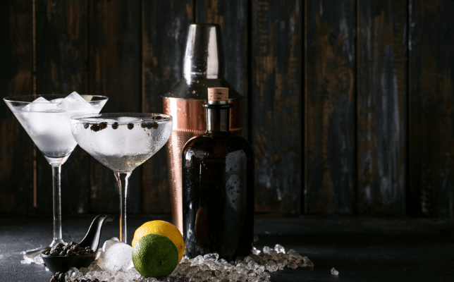 Vodka and gin distillery wastewater