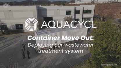 shipping out a 40-foot container wastewater treatment system